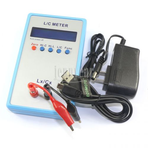 LC200A L/C Meter Handheld Inductance Capacitance Meter with SMD Clip USB Cable