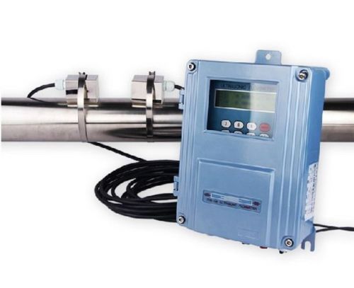 TDS-100F+M1 Flowmeter Equipment Separate Fixed Wall-Mount Ultrasonic Flow Meter