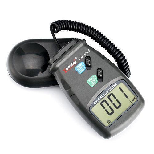 HDE LX-1010B Digital Luxmeter Light Meter with LCD Display - Range up to 50 000
