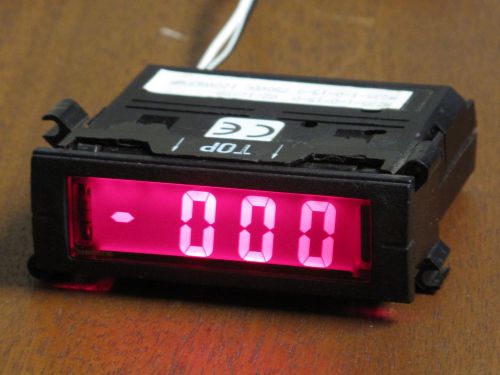 SIMPSON ELECTRIC Digital Panel Meter M235 series, M235-1-0-15-0