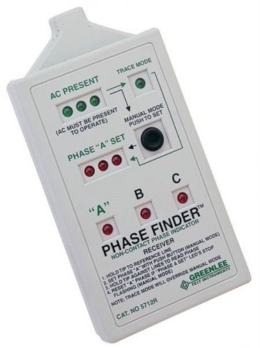Greenlee 5712 non contact phase sequence indicator for sale