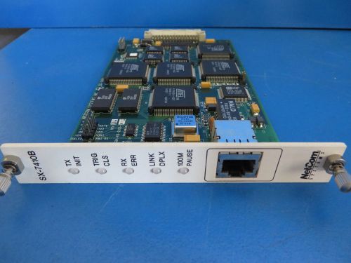 Netcom Smartbits SX-7410B 10/100Base-TX Ethernet 1-port SmartCard RJ45 Interface