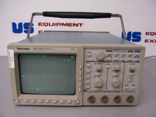 8413 tektronix tds 420 4 channel oscilloscope 150 mhz 100ms/s for sale