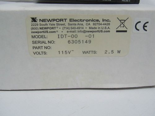 NIB Newport Electronics Thermocouple Meter