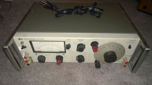 HP 333A DISTORTION ANALYZER w/ original power cord
