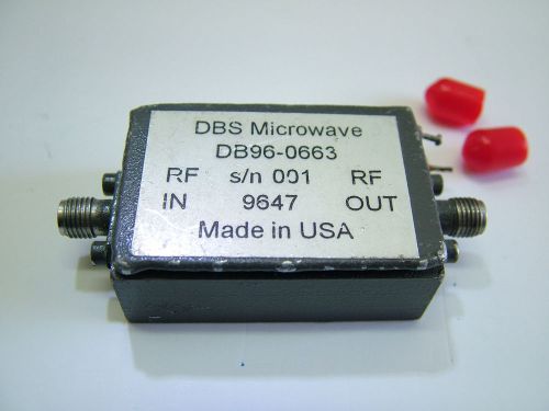 RF MICROWAVE AMPLIFIER 1.8 - 5GHz GAIN 40db PO 23dbm DB96-0663 NARDA