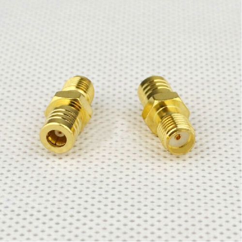 30pcs Gold-plated copper SMA Female To SMB female jack Straight RF connectors