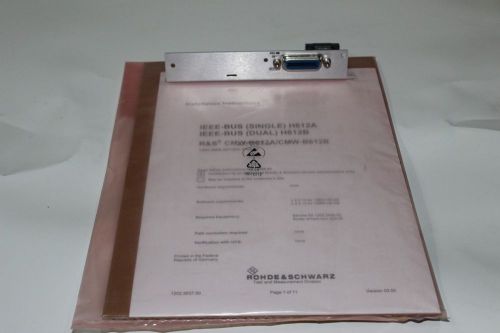 CMW-B612A Rohde &amp; Schwarz IEEE Bus Interface, single-port, H612A