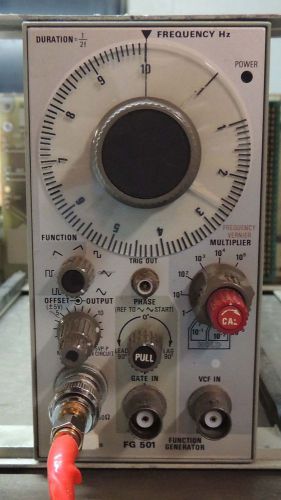 Tektronix fg501 1mhz function generator plugin. tested and working for sale