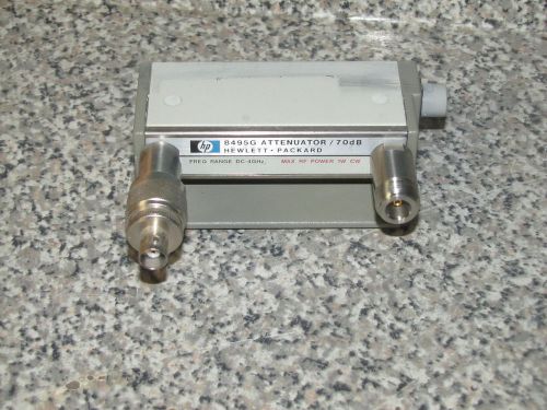 HP - AGILENT 8495G DC TO 4 GHz/ 70 dB ATTENUATOR -OPT 001 890