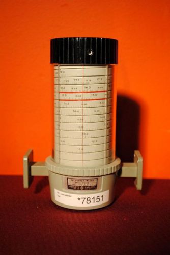 HP P532A (WR-62) 12.4 to 18 GHz, Waveguide Frequency Meter