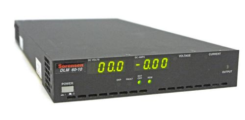 Ametek sorensen dlm60-10-m23 600w programmable dc power supply dlm 60 v 10 a for sale