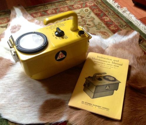 Vintage Radiation Detector by Victoreen Instrument Company
