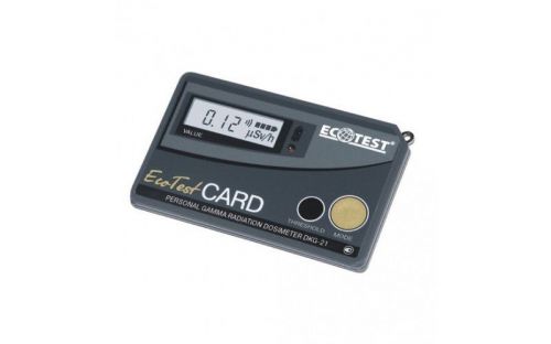 Ecotestcard personal gamma radiation dosimeter dkg-21m for sale