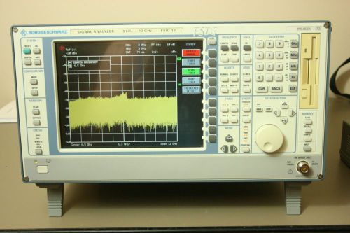 Rohde schwarz fsig13 signal analyzer 9khz-13ghz, calibrated with 30 day warranty for sale