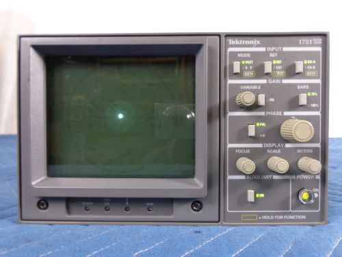 Tektronix 1721 vector scope for sale