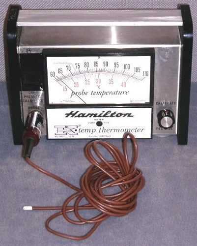 Hamilton k-temp thermometer pt-103/67n300 with probe for sale
