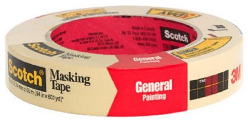 3M Scotch .94&#034; x 60 YD, Painters Masking Tape For General Painting, 2050-24A