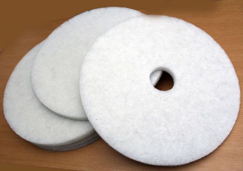 Premier pads floor buffing / polishing pad white 20&#034;  box of 5 4020 175-600 rpm for sale