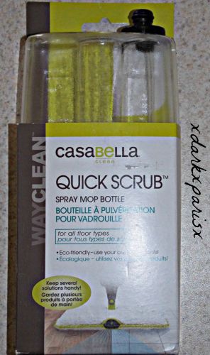 Brand new nip awesome casabella quick scrub refillable spray mop bottle #33290 for sale