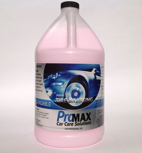 1 gal. premium pink tire dressing - promax car care solutions for sale