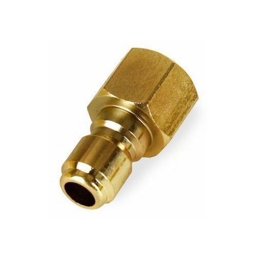 Pressure Washer Brass Quick Connect Plug 1/4&#034; Female Pipe Thread Brass 4000psi