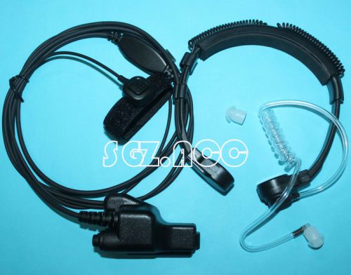Stretch extend throat earpiece headset fr motorola xts1500 xts2000 xts2500 gp900 for sale