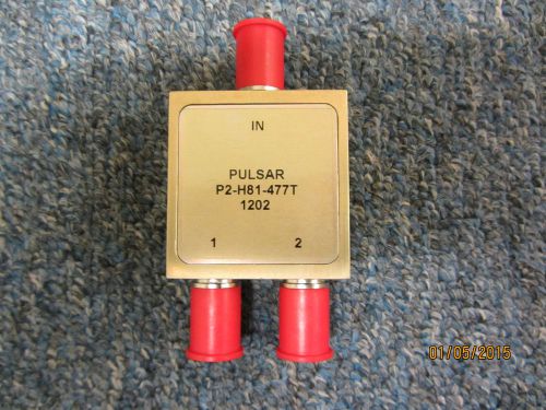 PULSAR MICROWAVE P2-H81-477T-way Power Divider 5 to 500 MHz