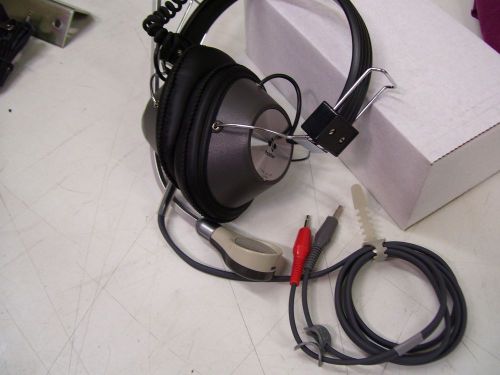 RADIO HEADSET DUAL MUFF 16 OHM DYNAMIC MIC 200 OHM 3.5MM PLUGS