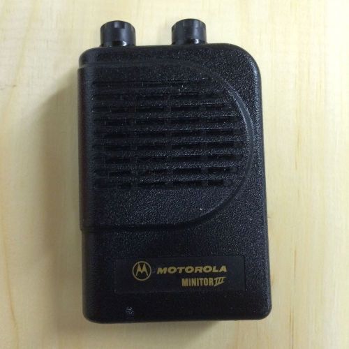 Motorola Minitor 3, A01YMMS7239AC VHF 33 MHz Low Band Pager, PARTS ONLY
