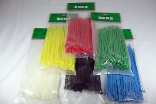 ** BLUE ** 100 pcs of 6&#034; cable ties / thicker than others / 3.6 mm x 150 mm.
