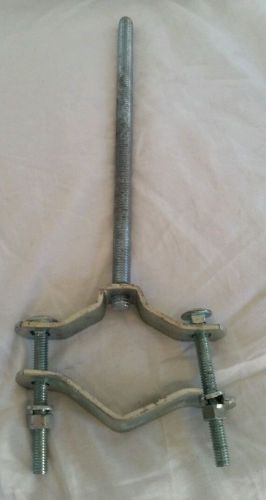 Universal pipe support with a 10&#034; bolt fits mast sizes 1-1/4&#034; to 3&#034;. conduit emt for sale