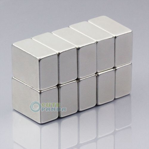 10pcs Supper Strong Block Cuboid Magnets 20 x 15 x 10mm N50 Rare Earth Neodymium