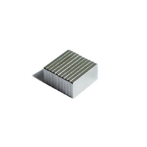 10pcs 3/8&#034; x 3/16&#034; x 1/32&#034; Blocks 10x5x1mm Neodymium Magnets Craft Permanent N35