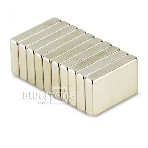 Lots 10pcs Strong Block Magnets 15mm x 10mm x 3mm Rare Earth Neodymium N35