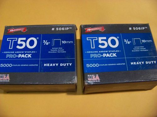 Arrow T50 3/8&#034; 10mm #506 Staples 10000 staples