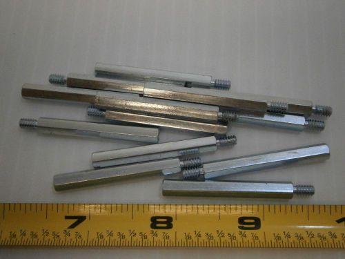 Raf 4521-632-s-12 steel hex standoff spacer male female #6-32 lot of 69 #497 for sale