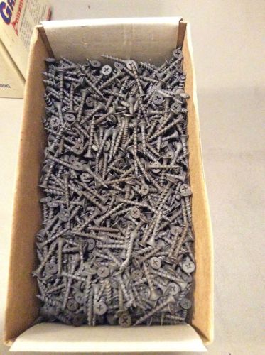6 lbs. grabber #6 x 1-in.  number 2  flat head, corse thread  dry wall screw for sale