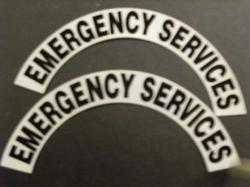 EMERGENCY SERVICES  CRESCENTS FOR FIRE CONSTRUCTION HELMET