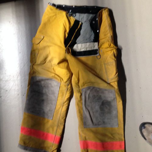 #8 BodyGuard Turnout Pants Fireman Firefighter Bunker Pants Size 36R Oilfield