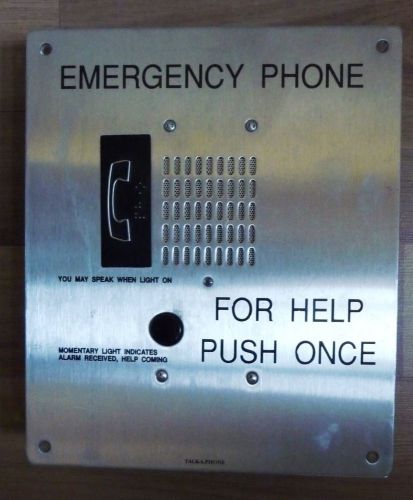 Emergency phone hands-free talk-a-phone etp-100eb for sale