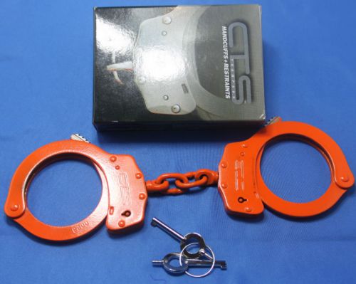 Cts thompson 1010 orange chain handcuffs for sale