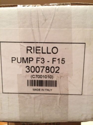 Riello Pump F3-F15 3007802 NEW