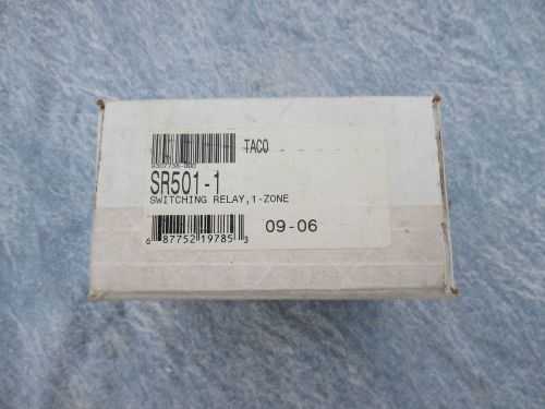Taco SR501 1 Zone Switching Relay - new in box