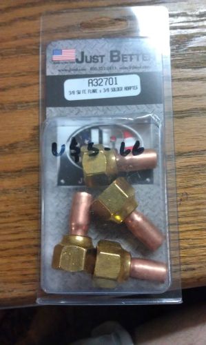 JB Industries, 3/8&#034; Sweat to Flare Adapters, Set of 4, Part# H32701