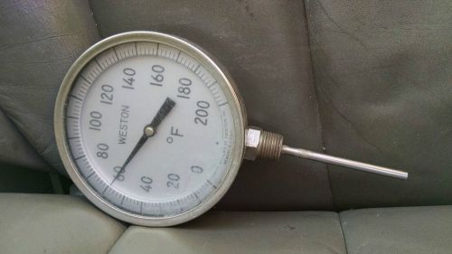 Weston 4500 temperature gauge/thermocouple 0-200 f for sale