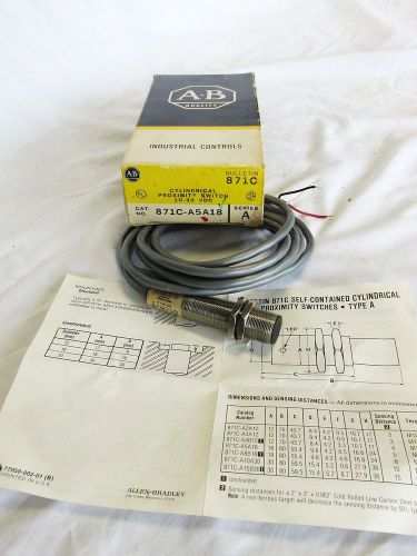 Allen Bradley 871C-A5A18 Prox Proximity Switch 10-30VDC