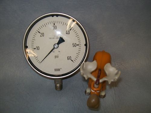 Wika 316 stainless steel 60 psi 4.25&#034; pressure gauge for sale