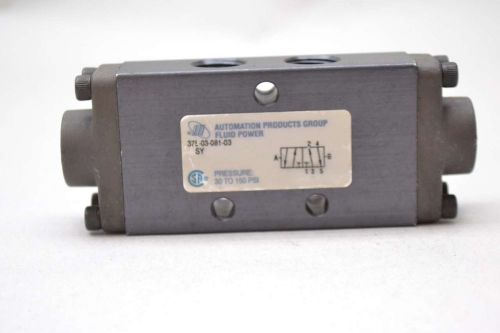 NEW AUTOMATION PRODUCTS 375-03-081-03 150 PSI 3/8IN NPT PNEUMATIC VALVE D415848