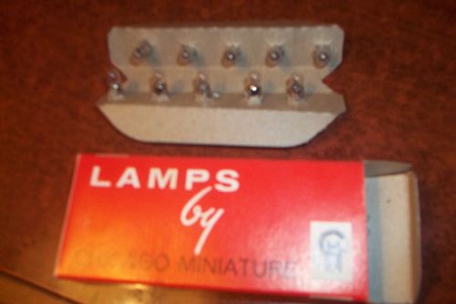 Chicago miniature lamps 327 Miniature Bulbs (10 pack) NOS .04 AMPS 28 volt 1 3/4